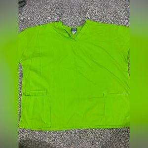 Like Green Scrub Top
